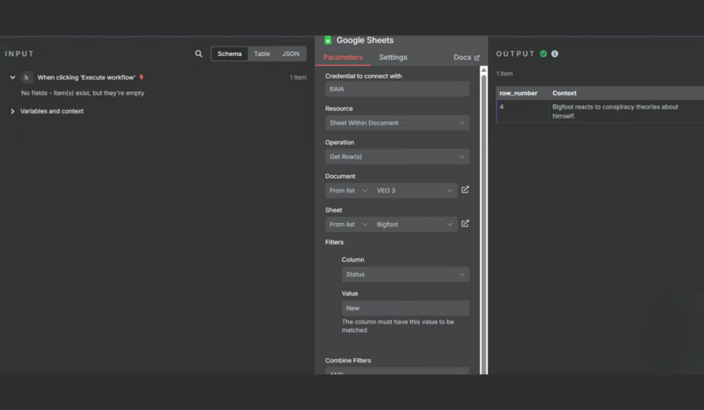 Connect Google Sheets in n8n